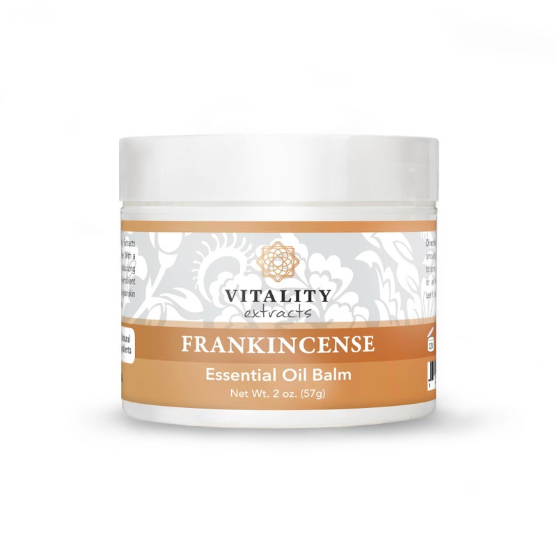 Vitality Extracts Frankincense Balm  2oz Boswellia Serrata Beeswax Olive Oil Moisturizer for Dry Cracked Skin All Skin Types